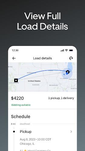 Uber Freight Zrzut ekranu 1