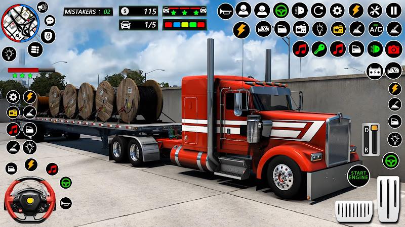 US Cargo Truck Simulator Games स्क्रीनशॉट 3