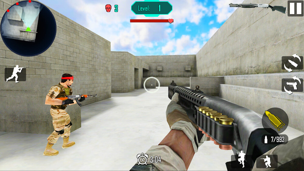 Gun Shoot War: Dead Ops Mod ဖန်သားပြင်ဓာတ်ပုံ 1