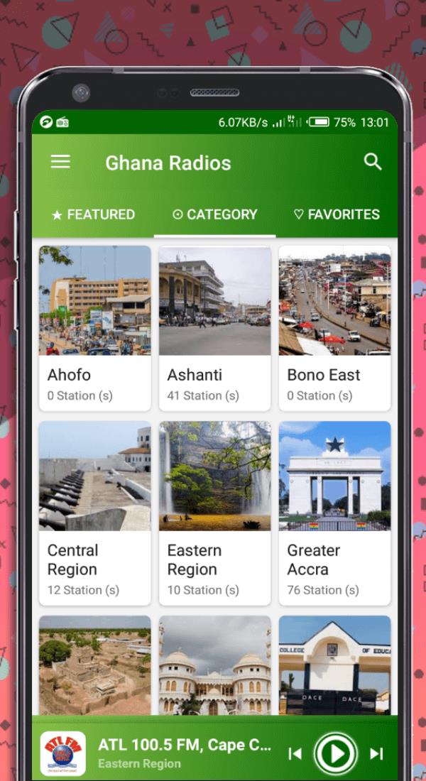Ghana Radios - All Ghana Radio Ekran Görüntüsü 1