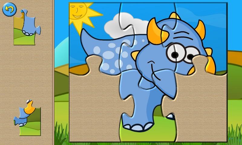 Schermata Dino Puzzle Kids Dinosaur Game 0