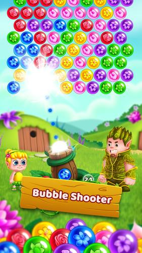 Bubble Shooter - Flower Games Schermafbeelding 0