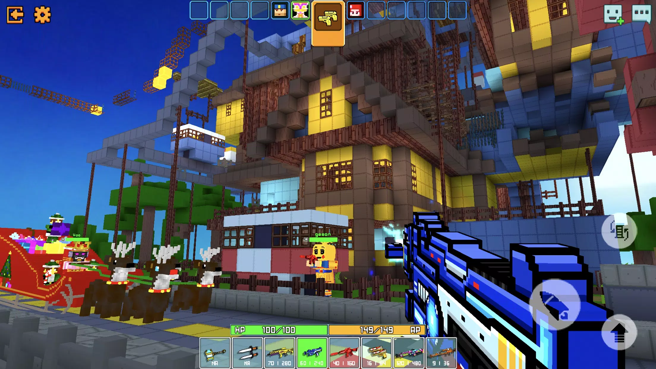 Cops N Robbers:Pixel Craft Gun ภาพหน้าจอ 1