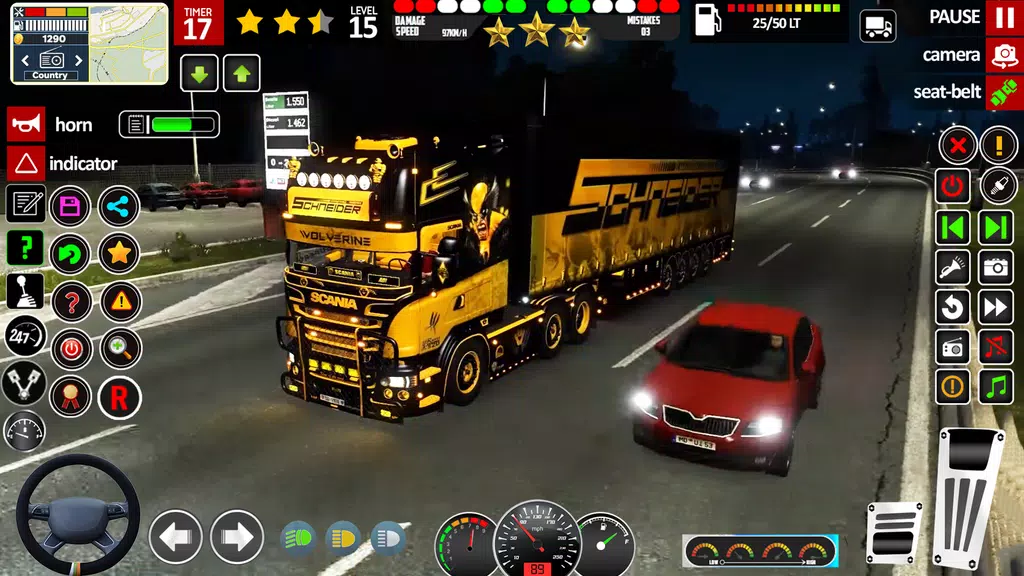 Euro Truck Driving- Truck Game ภาพหน้าจอ 2