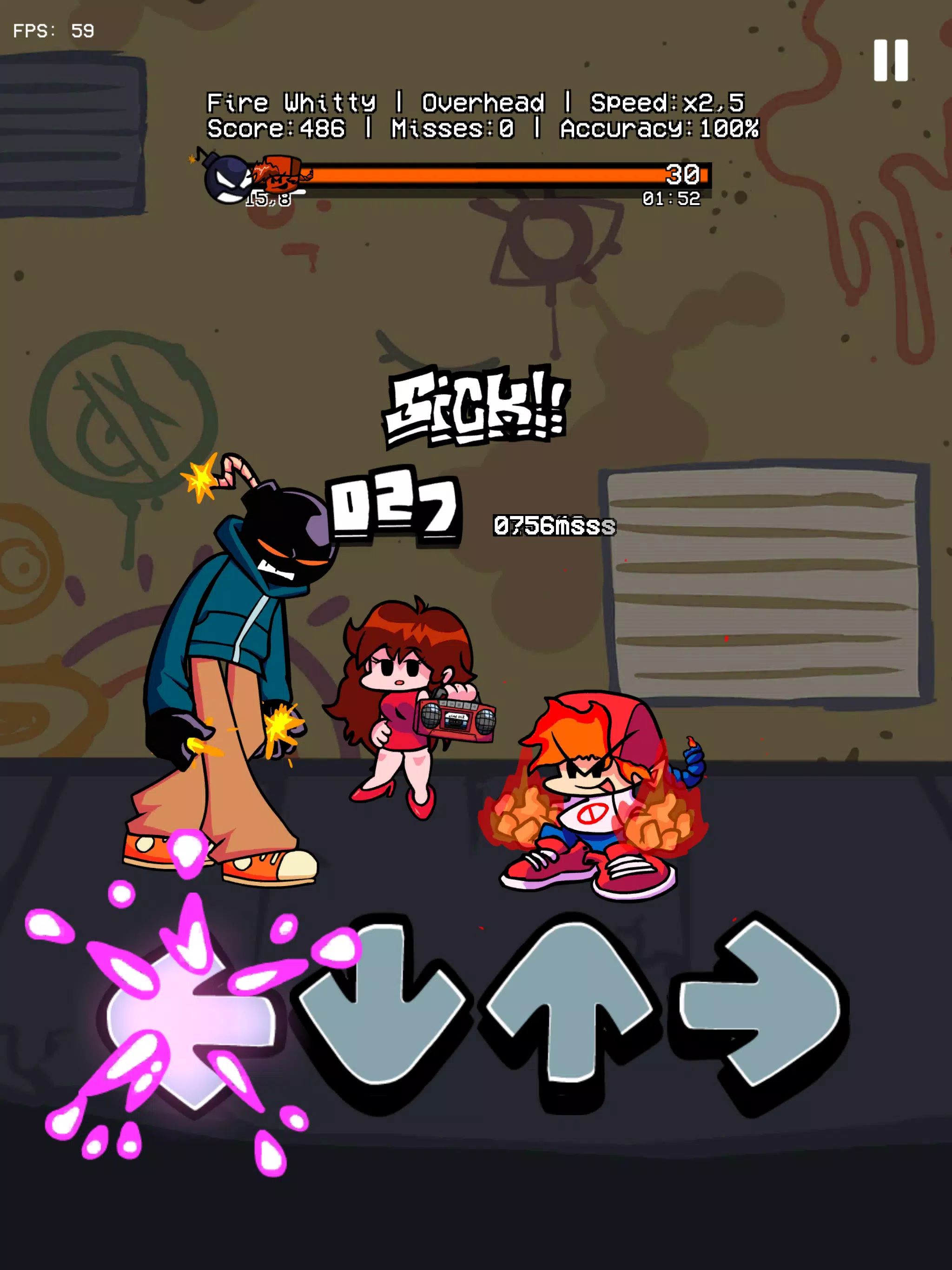 Music Battle Fire Fight Whitty Capture d'écran 1