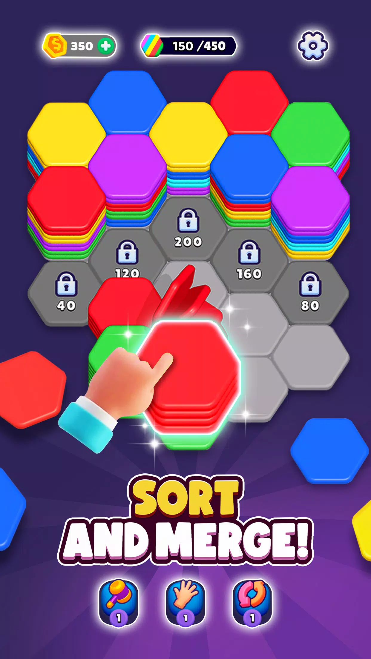 Hexa Sort Screenshot 2