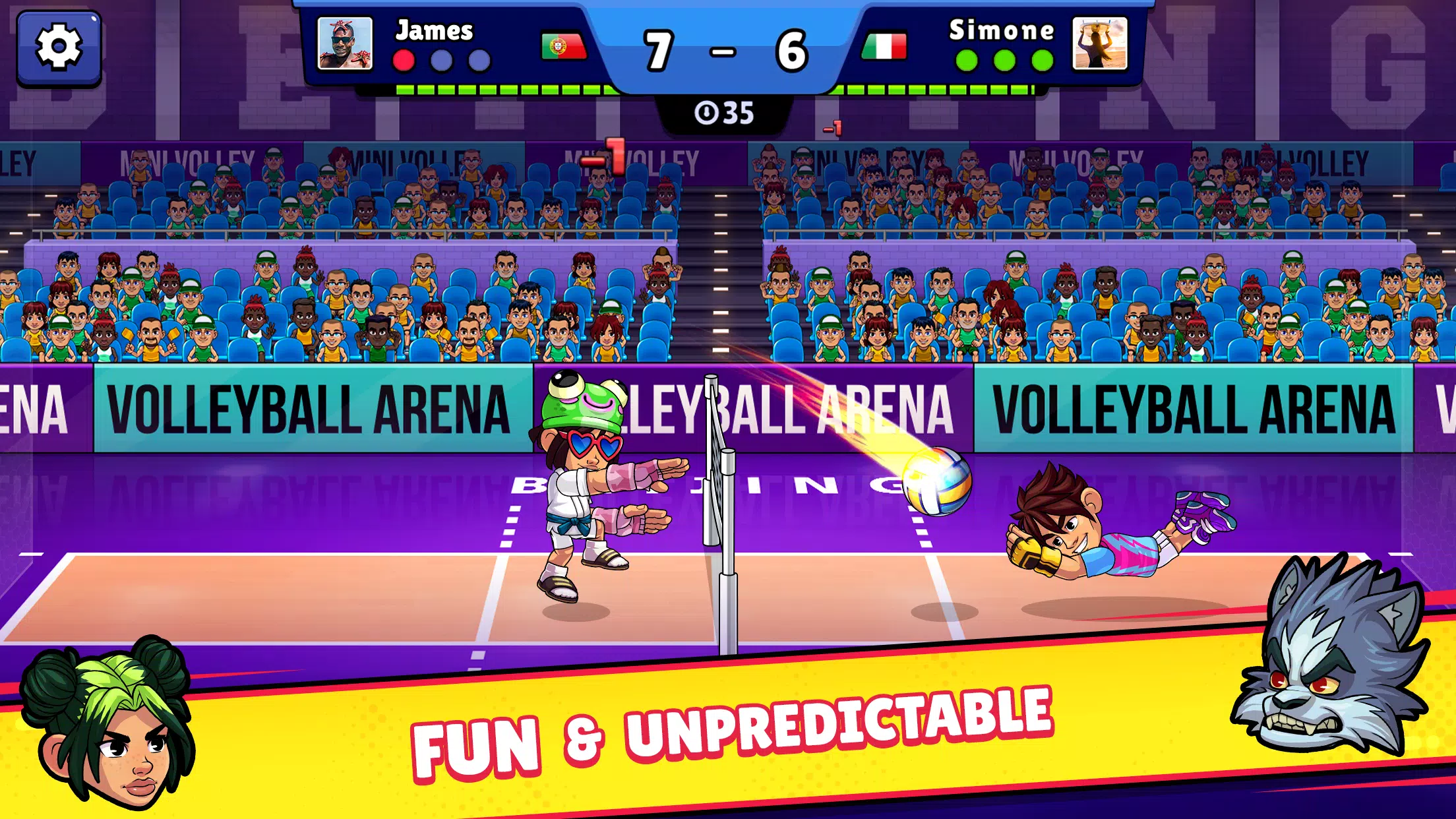 Volleyball Arena ภาพหน้าจอ 1