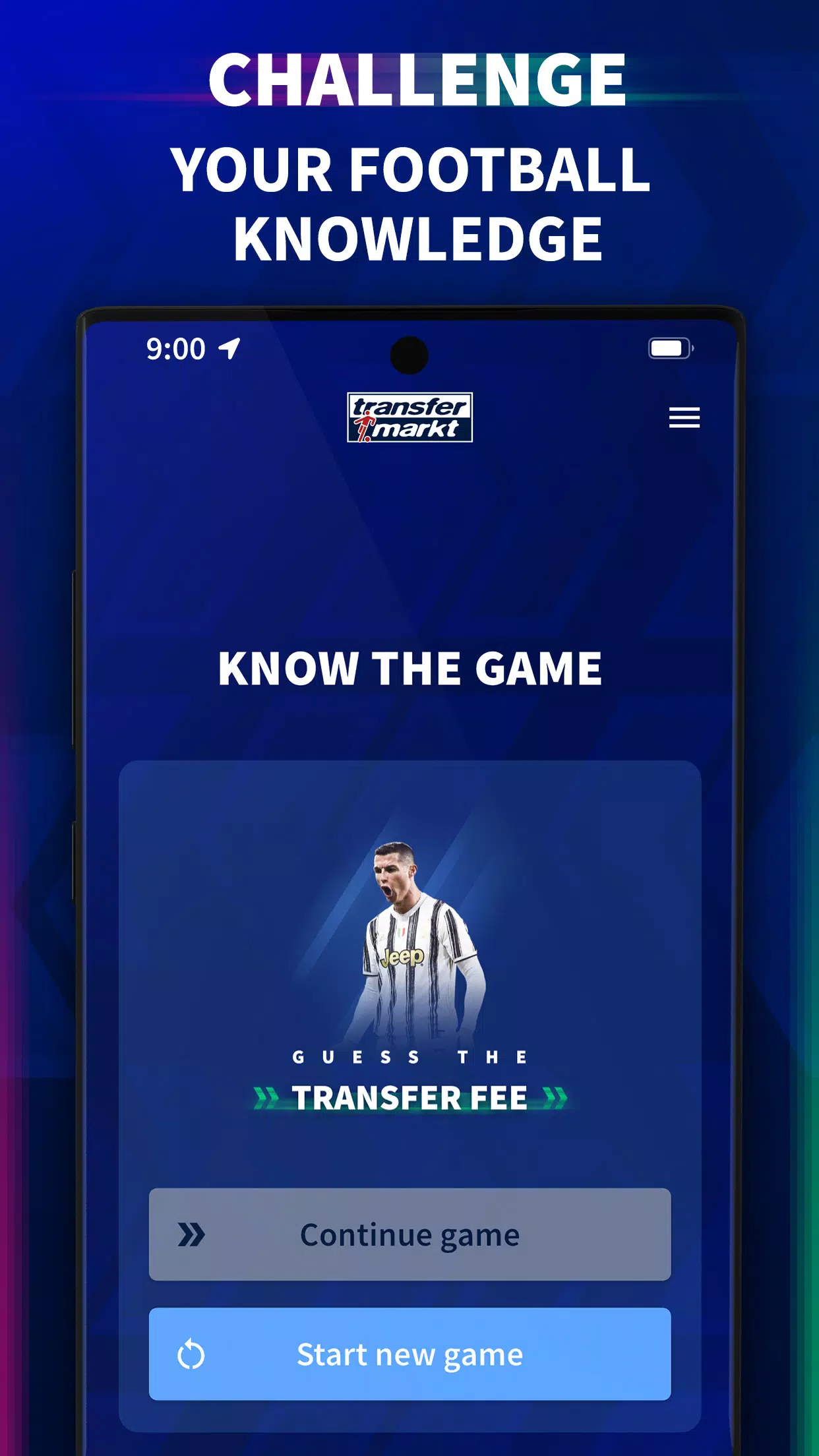 Transfermarkt: Football Quiz 스크린샷 0