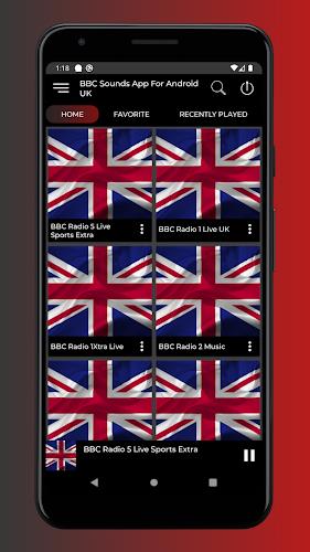 BBC Sounds App For Android UK ဖန်သားပြင်ဓာတ်ပုံ 0