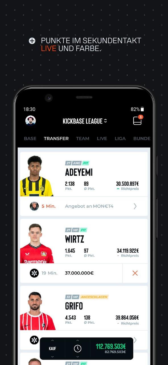 Kickbase Bundesliga Manager Tangkapan skrin 3