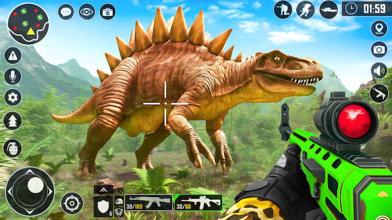 Wild Dino Hunting: Gun Games Ảnh chụp màn hình 3