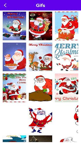 Santa Claus Gift GIF Sticker Zrzut ekranu 2