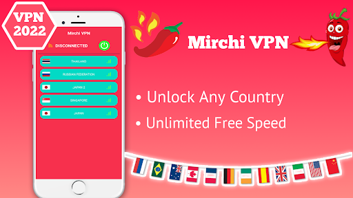 Mirchi VPN - Private & Fast Ekran Görüntüsü 0