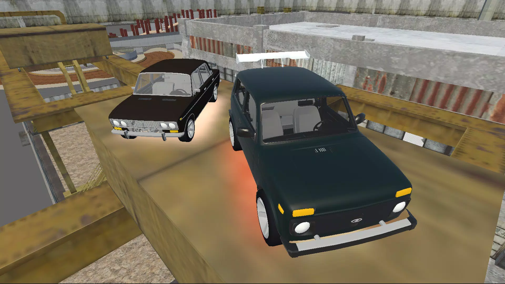 VAZ Russia Car Crash Simulator Schermafbeelding 1