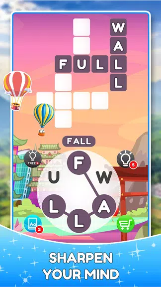 Word Travels Crossword Puzzle Screenshot 1