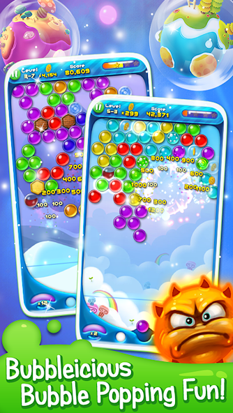 Bubble Bust! - Popping Planets ภาพหน้าจอ 0