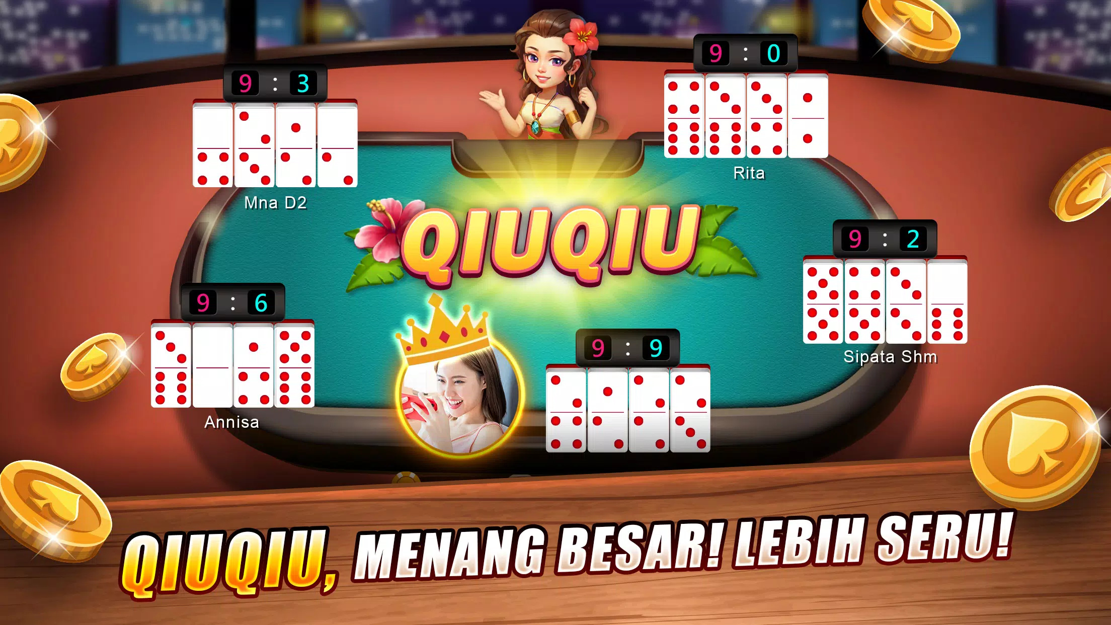 Schermata LUXY Domino Gaple QiuQiu Poker 1