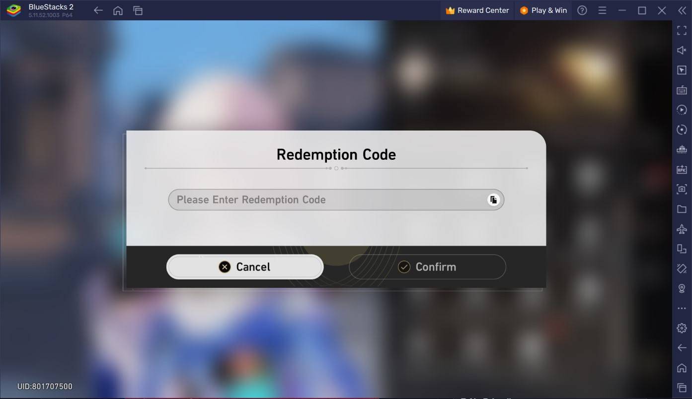 Honkai Star Rail Redemption Process Screenshot