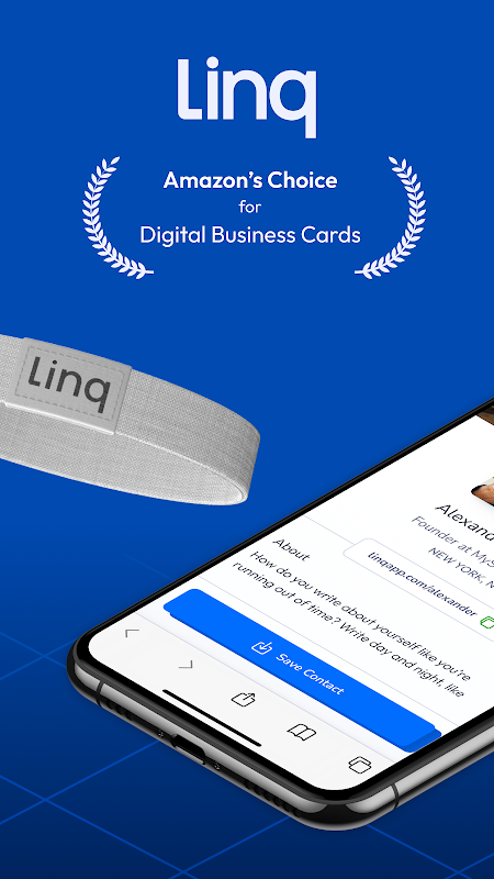 Linq - Digital Business Card Captura de tela 1