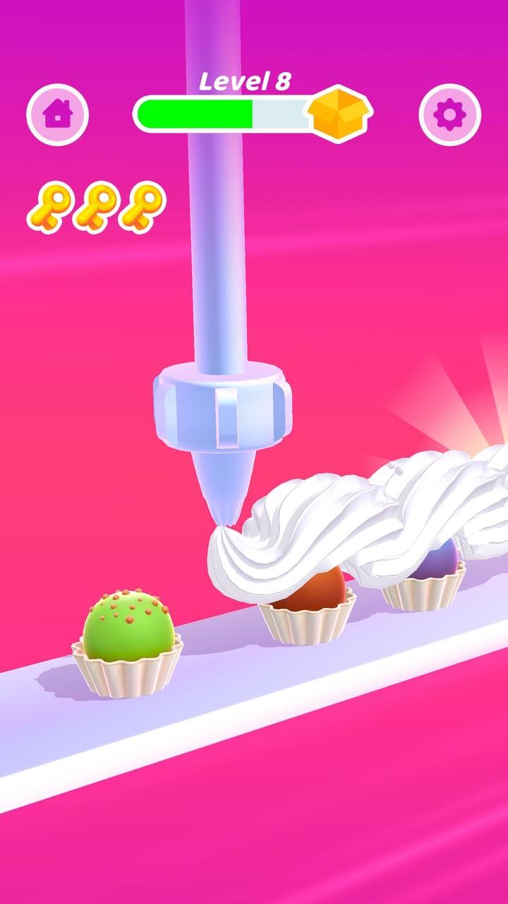 Perfect Cream: Dessert Games Schermafbeelding 2