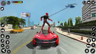 Spider Rope Hero - Crime Game ภาพหน้าจอ 2