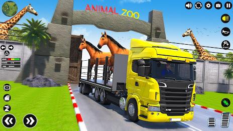 Animal Transport Truck Driving Zrzut ekranu 1