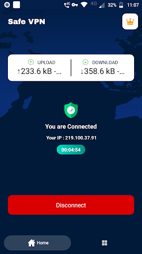 Safe VPN - Fast VPN Proxy ภาพหน้าจอ 1