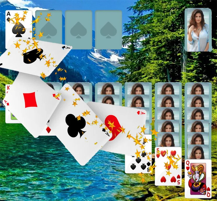 Russian Solitaire..Косынка Фото Квест应用截图第3张
