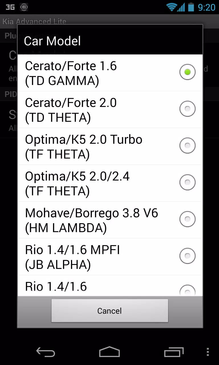 Advanced LT for KIA Schermafbeelding 2