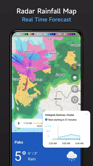 Live Weather & Radar Map স্ক্রিনশট 3