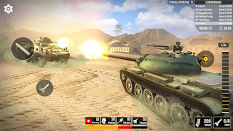 Tank Fury: Battle of Steels 스크린샷 1