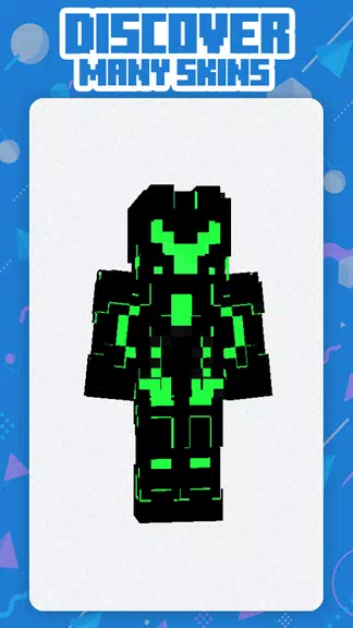 Neon Squad Skin Minecraft Zrzut ekranu 0