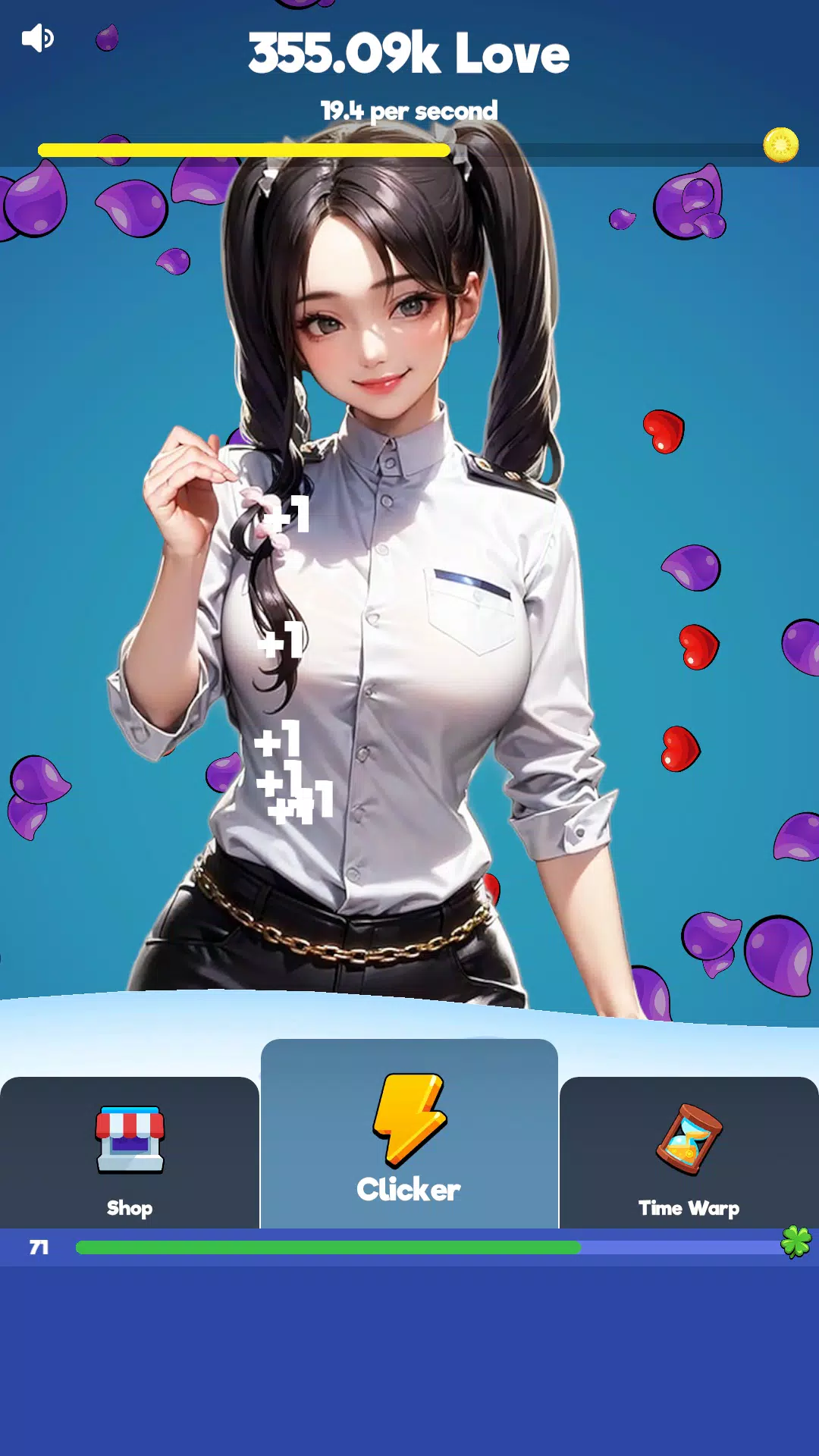 Sexy touch girls: idle clicker Zrzut ekranu 3