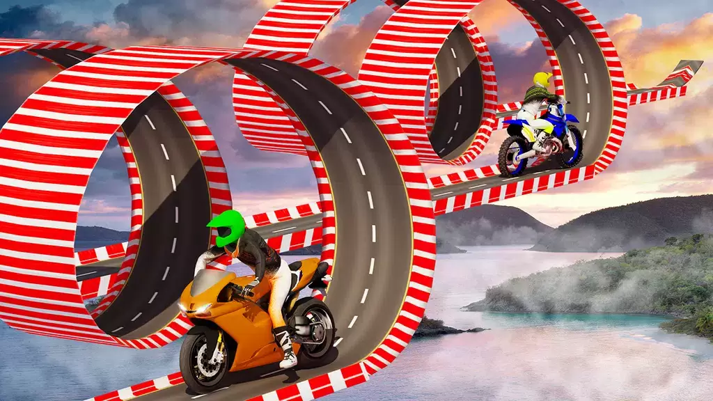 Stunt Bike Race Moto Drive 3D Tangkapan skrin 2