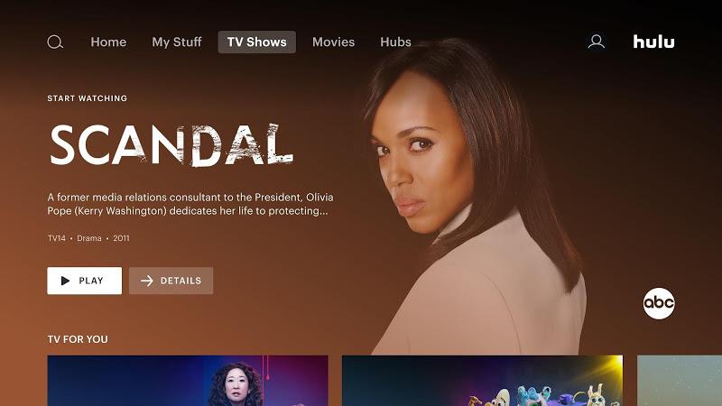 Hulu for Android TV ဖန်သားပြင်ဓာတ်ပုံ 3