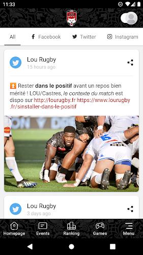 LOU Rugby Tangkapan skrin 2