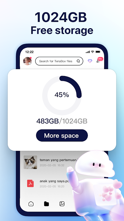 TeraBox: Cloud Storage Space Screenshot 0