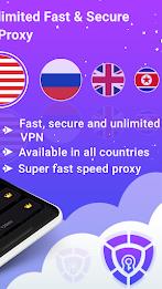 SuperFast VPN : Fast VPN Proxy ဖန်သားပြင်ဓာတ်ပုံ 2