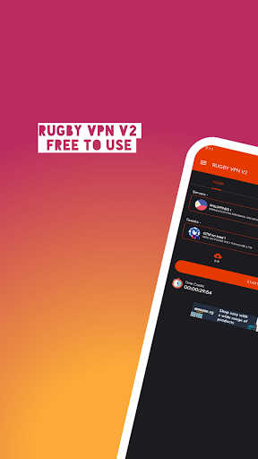 RUGBY VPN V2 Captura de tela 0