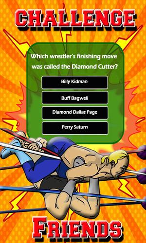 Schermata Wrestling Body Slams Pro Quiz 1