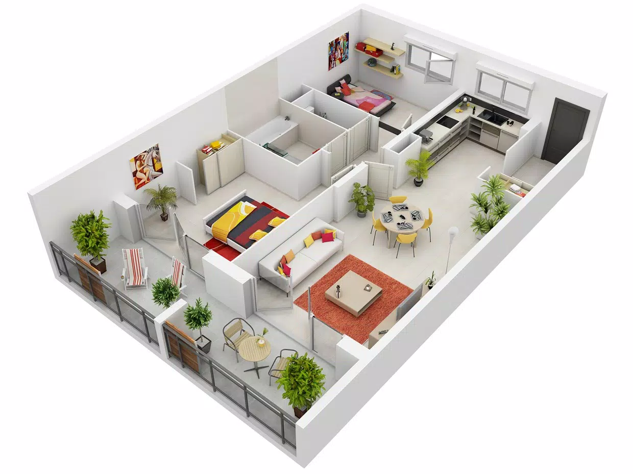 3D House Design Screenshot 1