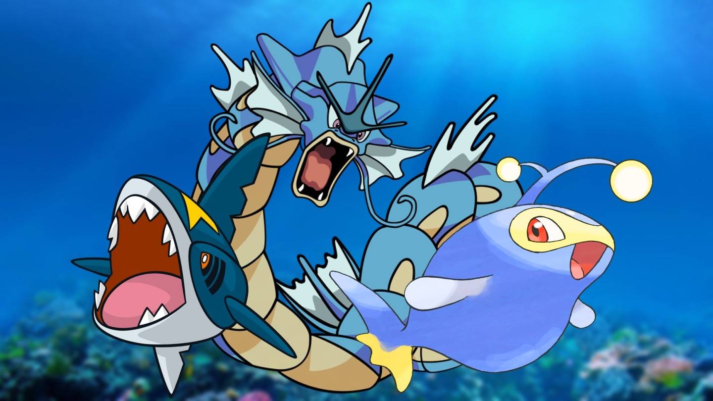 Os peixes são as criaturas mais fortes do mundo dos Pokémon