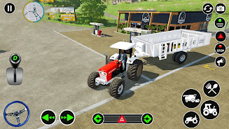 US Farming Tractor: Cargo Game ဖန်သားပြင်ဓာတ်ပုံ 1