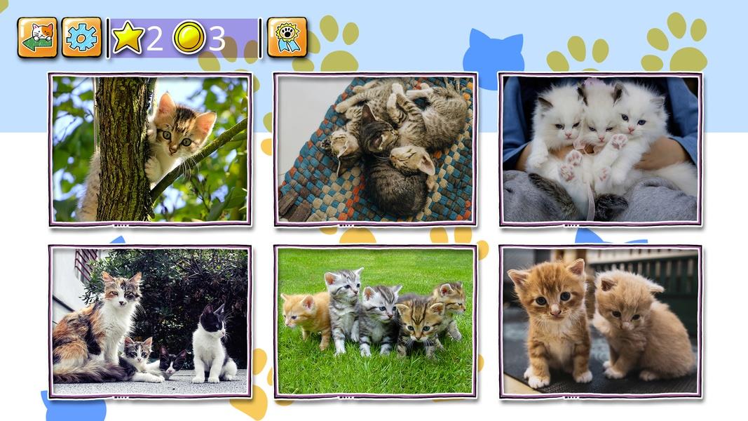 Jigsaw Puzzle Cats Kitten Tangkapan skrin 3