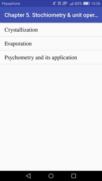 Schermata Material and Energy Balance 0