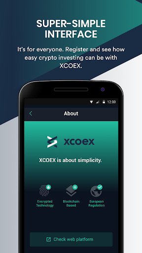 XCOEX Cryptocurrency Wallet Скриншот 0