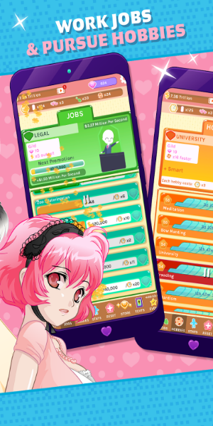 Crush Crush - Idle Dating Sim Ảnh chụp màn hình 2