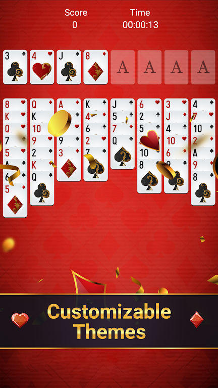 Free spider solitaire - classic solitaire ဖန်သားပြင်ဓာတ်ပုံ 3