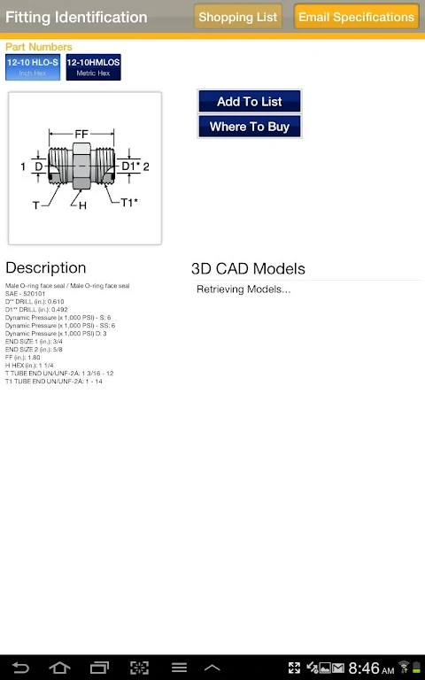 Fitting Finder スクリーンショット 2