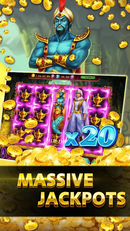 Manic Casino - Vegas Slots Party Capture d'écran 1